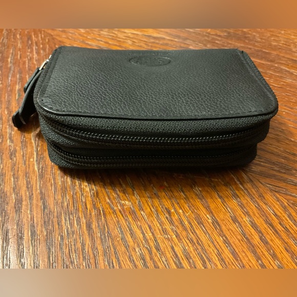 Men’s RFID Safe Double Zipper 8 Pocket 5 Card Slot Genuine Leather Wallet! - Picture 5 of 16